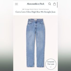 Abercrombie Curve Love 90s straight